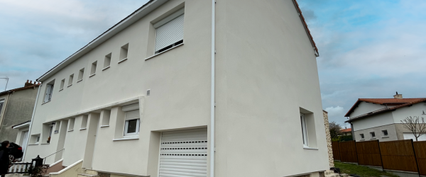 extérieur enduit gratté